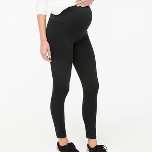 J Crew maternity leggings - plain black